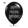 Funny Party Pieces Abusive Birthday Balloons - Pack Of 12 Different Funny Offensive Balloons (For Her)