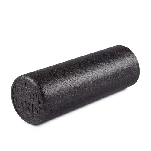 OPTP AXIS Firm Foam Roller, High Density Foam Roller for Sports Training, Pilates, Fitness Exercise and Physical Therapy (Black, 18" X 6" Round)