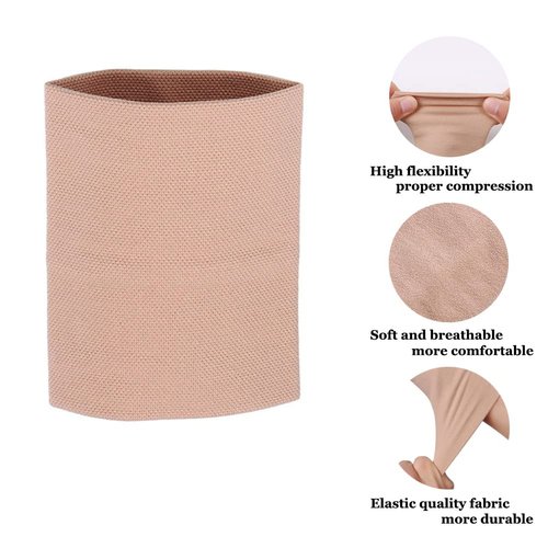 Wrist Compression Sleeve (4PCS), Soft Wrist Support Brace Wrist Bands for Tendonitis, Arthritis, Sprains Pain Relief, Elastic Carpal Tunnel Wraps Protector for Fitness, Sport, Weightlifting, Typing