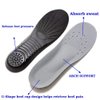 Shoe Insoles, Memory Foam Insoles, Providing Excellent Shock Absorption and Cushioning for Feet Relief, Comfortable Insoles for Men and Women for Everyday Use, M [US M: 6-9/W: 7-11] Black