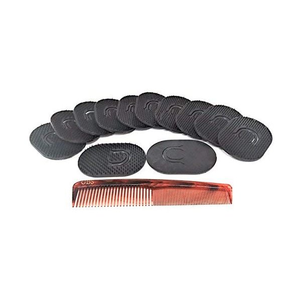 G.B.S Detangling, Shower, Scalp, Pocket Hair Brush and Comb Set, Portable Hair Shampoo Massager, 10 Pieces