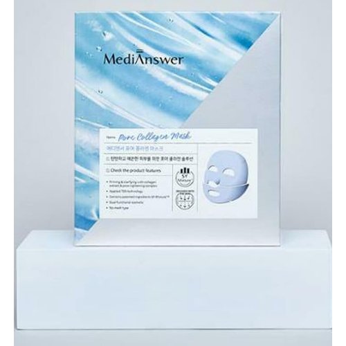 MediAnswer Pore Blue Claryfing Collagen Mask 5 Sheets