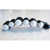 Generic Slim pearl and crystal banana hair claw clamp clip