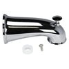 DANCO Decorative Bathtub Faucet Spout with Pull Up Diverter | 6 Inch Length | Chrome Finish (10315)