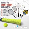 ALIEN PROS Tennis Racket Grip Tape (6 Grips) – Precut and Light Tac Feel Tennis Grip – Tennis Overgrip Grip Tape Tennis Racket – Wrap Your Racquet for High Performance (6 Grips, Neon Yellow)