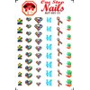 Autism Awareness Waterslide Nail Decals by One Stop Nails V1.