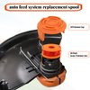 Trimmer Spool Line for Worx，Edger Spool Compatible with Worx trimmer spools Weed Eater String,Trimmer Line Refills 0.065 inch for Electric String Trimmers，Weed Wacker Spool Replacement Parts