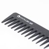 HYOUJIN 601 Black Carbon Wide Tooth Comb Detangling Comb Detangler Hair Comb for Long Wet hair Hair Straighten Curly Hair 230℃ Heat Resistan