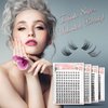 FinyDreamy Lash Clusters Individual Lashes Extensions Wispy Cluster Lashes 8-16mm Mix Lengths C Curl 0.07mm Thickness Eyelash Clusters Home Use False Eyelashes Apply Under Your Lashes