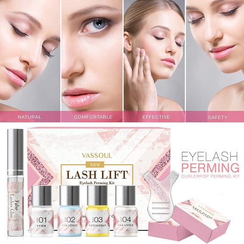 Lash Lift Kit, Eyelash Perm Kit, Professional Eyelash Lash Extensions, Lash Curling, Semi-Permanent Curling Perming Wave Suitable for Salon