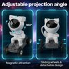 Astronaut Star Galaxy Projector Light 2.0 with Timer, 8 HD Nebula Effects,360° Adjustable Space Buddy Planetarium Projector Night Light for Bedroom
