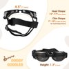 Enjoying Dog Goggles/Sunglasses Small Breed Outdoor UV Protection Dog Sunglasses for Small Dogs Eye Protection Anti-Fog/Wind/Dust/Snowproof Puppy Glasses, Black