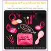 Kids Makeup Kit for Girls Princess Dress Up Shoes, BIBUTY Pretend Play Fake Makeup Set Toy for Girls with Princess Shoes Crowns Handbag for Little Girls, Princess Toy Gift for 3-6 Toddler Little Girls