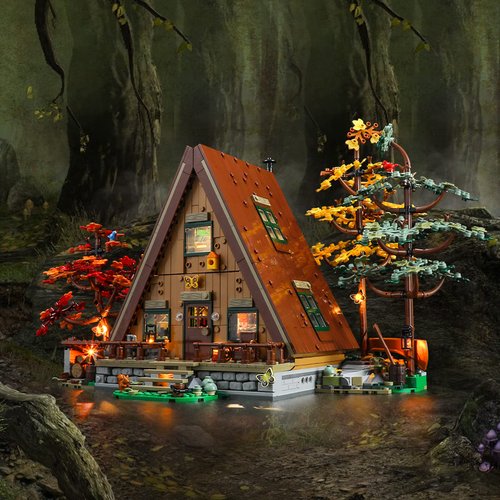 LIGHTAILING Led Lighting Kit for Lego- 21338 A-Frame Cabin Building Blocks Model - LED Light Set Compatible with Lego Model(Not Include Lego Model)