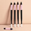 ACK OF 10 Mellie Microblading Disposable Pen 2 IN 1 - Sterilized Blade & Shade - Comfortable Silicone Grip With Pigment Sponge Microblade Best Eyebrow Supplies Kit (U18 NANO/U18)