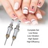 2pcs Nail Art Drill Handpiece Nail Drill Handle,Nail Polisher Handle Bushing,Nail Drill Spindle Complete Set Nail Polisher Handle Professional Electronic Machine Bearing