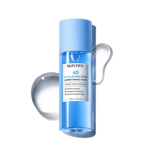 SKINTIFIC 4D Hyaluronic Acid Barrier Essence Toner 100ml Facial Toner Hydrating Toner