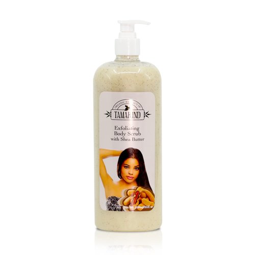 Organic Extract Of Tamarind, Exfoliating Body Wash | 33.8 Fl oz 1000ml | with Tamarind Oil and She Butter