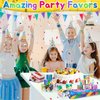 Slap Bracelets Kids Party Favors 48PCS Snap Bracelet Wrist Bands for Boys Girls Birthday Gift Treasure Box Classroom Rewards Goodie Bag Fillers Pinata Stuffers Xmas Easter Valentine Halloween Supplies