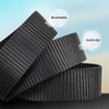 Ginwee 5 Pack Nylon Military Tactical Belt Webbing Canvas Outdoor Web Belt with Plastic Buckle