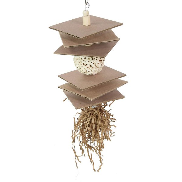Bonka Bird Toys 3613 Atta Stack Medium Bird Toy Conure African Grey Amazon