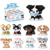 TIMCHESS Mini Dog Building Block Sets, 9 Style Cute Dog Building Blocks Miniature Dog Figurine Toys Animal Building Blocks for Kids Birthday Party Favors Christmas Stocking Stuffers