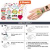 Funny Realtor Estate Agent Tattoo Stickers Temporary Tattoos Themed Birthday Party Decorations Supplies Favors Decor House Referrals Lovers 96 PCS Gifts for Women Men Boys Girls Rewards Carnival