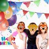 Tudona 12 Packs Puppy Dogs Felt Mask for Kids Puppy Dog Theme Party Supplies Decoration Cosplay Dogs Birthday Gift for Children Boys Girls