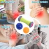 Ryson Foot Roller Massage Ball for Relief Plantar Fasciitis and Reflexology Massager for Deep Tissue Acupresssure Recovery for PLA Relax Foot Back Leg Hand Tight Muscle, 1 roller and 2 Spiky Balls