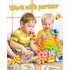 Maaacute Montessori Toys for 1 2 3 4 Year Old Boys Girls, Toddler Toys Age 2-4, 10 Pack Wooden Animal Blocks Sorting & Stacking Education Toddler Puzzles Toys,1 2 3 4 Year Old Girl Boy Birthday Gifts