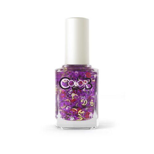 Color Club Nail Lacquer Nailmoji, Neon Squad, 0.5 Fluid Ounce