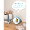 Visual Timer for Kids, 60-Minute Countdown Timer for Classroom, Desk Timer Kid Time Management Tools with Silent Operation, Pomodoro Timer Planet Rocket Pattern Blue