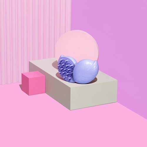 Wet Brush Go Green Scalp First Exfoliator, Lavender Oil - Rope Hook To Hang In Shower - Spa-like Experience At Home - Exfoliate and Massage Scalp - Works On All Hair Types