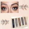 Waterproof Liquid Eyebrow Gels, Smudge-Proof, Sweat Resistant, Full Natural-24Hours Long Lasting Tinted Makeup Color Gel with Brow Pen…(BLACK-BROWN)