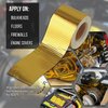 DESIGN ENGINEERING INC. Reflect-A-GOLD High-Temperature Heat Reflective Adhesive Backed Roll (2" x 15') - Insulation Tape Wrap For Engine Covers & More