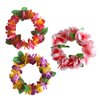 YAXAMING 12 Pcs Hawaiian Headband Hawaii Luau Tropical Leaf Flower Headpiece Hair Bands Hairband Women Floral Wreath Cosplay Summer Beach Festival Parade Wedding Dress Up Birthday Party Supplies