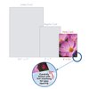 The Best Card Company - 10 Blank Note Cards with Flowers (4 x 5.12 Inch) - Floral Notecards, All Occasion Boxed Assortment - Cosmos-Politan M6029