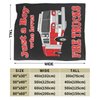Fire Truck Blanket Soft Cozy Fire Engines Throw Blanket Gift for Boys Super Plush Warm Just a Boy Who Loves Fire Trucks Stuff Lightweight Fleece Flannel Gift Blankets for Kids Adults 50"X40"