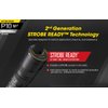 EdisonBright Nitecore P10 V2 1100 Lumen LED Tactical Flashlight with Hard Holster battery carrying case