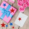 Star Stickers Foam Star Stickers 90 Pcs Red Blue Silver Glitter Star Stickers Self Adhesive Small Patriotic Star Shaped Stickers for Christmas Halloween Decoration Supplies Arts Crafts Greeting Cards