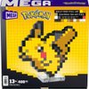 Mega Pokémon Pikachu Construction Set, Articulated Figure, Retro Pixelated Style, 15 cm, Wall or Table Decoration, 400 Pieces, Collectable, Children's Toy, Age 7 Years, HTH74