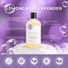 DANI Natural Moisturizing Shampoo Naturals - Sulfate, Phthalate & Paraben Free - Vegan & Cruelty Free - 12 Ounces (Lemongrass Lavender)