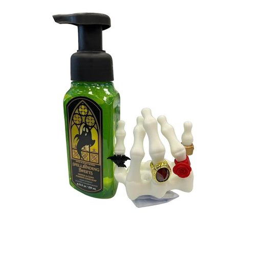 In Fashion Design Bath and body Lotion, Perfume Mist, Shower Gel Fragrance Collection (SpellbindingSweets Foaming Soap and Holder, Foaming Soap and Hand Holder)
