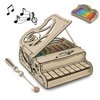 nicknack 3D Wooden Puzzle Model Kits Assembly Wood Piano Toy Mechanical Music Model Wooden Puzzle for Teens and Adults