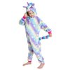 NewPlush Kids Animal Onesie Rainbow Cloud Unicorn Cosplay Costumes Onesie Halloween Sleepwear For Girls Boys (8-10 Years)