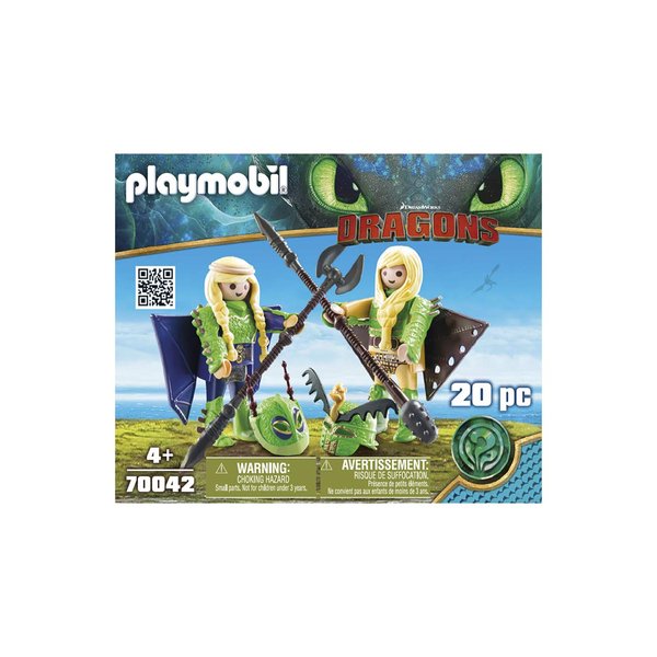 Playmobil How to Train Your Dragon III Ruffnut & Tuffnut with Flight Suit