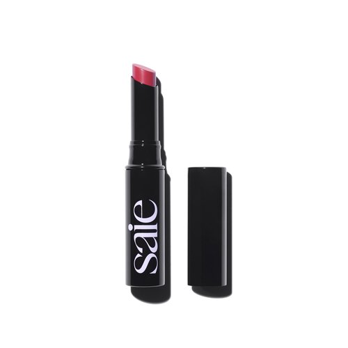 Saie Lip Blur Soft Matte Lipstick - Long Lasting Lipstick with Hydrating, Buildable Coverage - En...