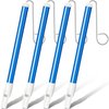 4 Pieces Slide Whistle Kids Instrument Whistle Musical Instrument Slide Whistle Party Favors for Parent Child Games Birthday Educational Party Supplies, Blue