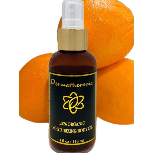 100% Organic Luxury Body Oil, Hair Oil, and Face Oil -Smoothing for Aging Skin, Scalp, and Problem Skin. Ultra Moisturizing and Delivers Nutrients to Promote Soft Skin and Silky Hair. Absorbs Quickly