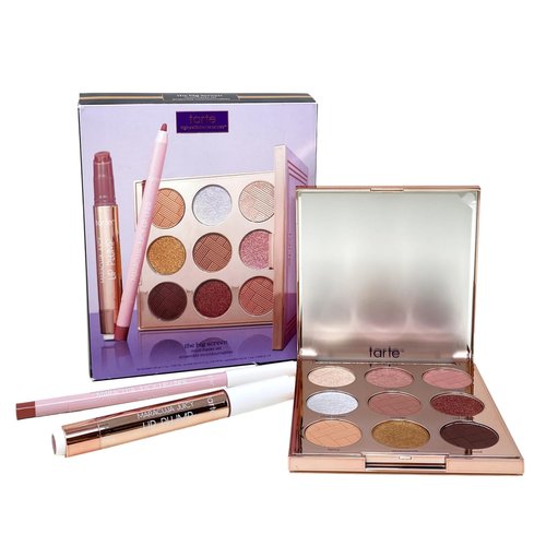 Tarte Limited Edition The Big Screen Must-Haves Set - Lip Plumper - Lip Liner - Eyeshadow Palette - Set of 3